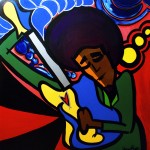 Hendrix 30x30" 2008 - Prints Available