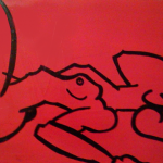 Love vs Lust 24x48 Enamel & Oil on Canvas 2009