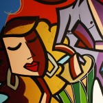 Serenade 36x48" 2009 - Mixed Media on canvas - Prints Available